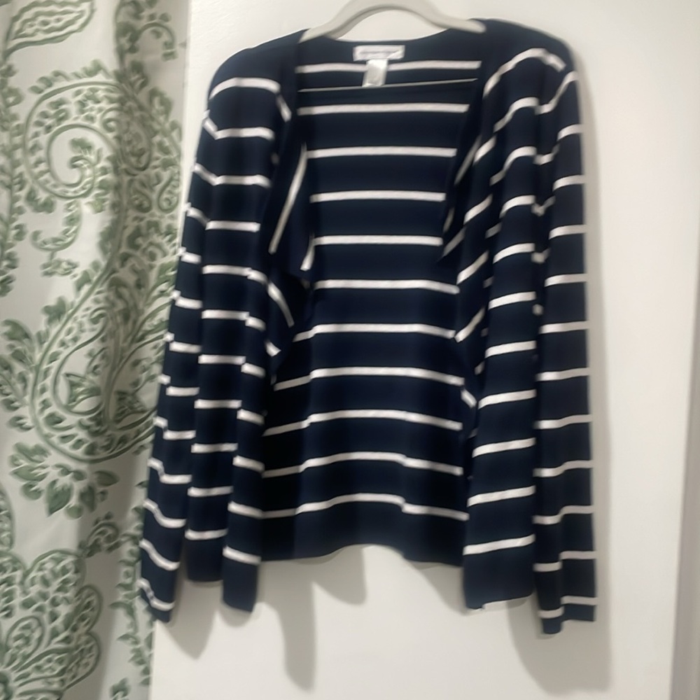 Christopher & Banks Striped Cardigan S vintage - Picture 2 of 5